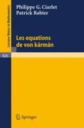 book Les Equations de von Kármán