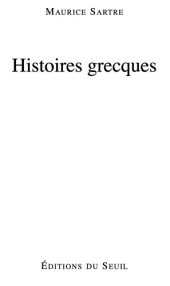 book Histoires grecques