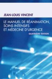 book Le manuel de réanimation, soins intensifs et médecine d’urgence