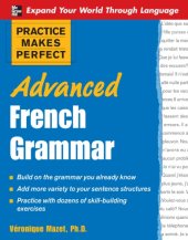 book Advanced French grammar