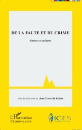 book De la faute et du crime: natures et cultures