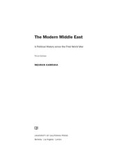 book The modern Middle East: a political history since the First World War