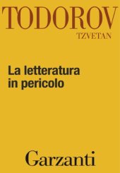 book La letteratura in pericolo