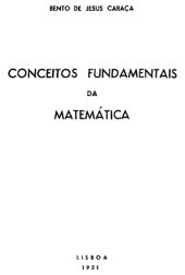 book Conceitos Fundamentais da Matemática