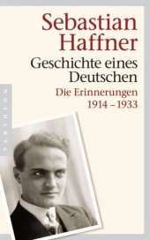 book Geschichte eines Deutschen Die Erinnerungen 1914-1933