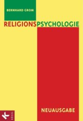 book Religionspsychologie Neuausgabe