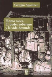 book Homo sacer: El poder soberano y la vida desnuda