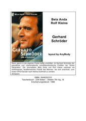 book Gerhard Schröder: eine Biographie