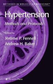 book Hypertension: Methods and Protocols