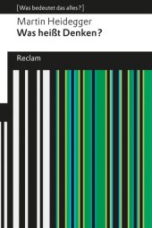 book Was heißt Denken?: Vorlesung Wintersemester 1951/52. [Was bedeutet das alles?]
