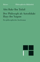 book Der Philosoph als Autodidakt ein philosophischer Inselroman = Hayy ibn Yaqzan