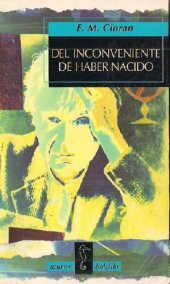 book Del inconveniente de haber nacido