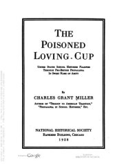 book The Poisoned Loving-Cup: United States School Histories Falsified Through Pro-British Propaganda in Sweet Name of Amity