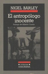 book El antropólogo inocente