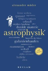 book Astrophysik. 100 Seiten Reclam 100 Seiten