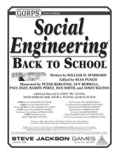 book GURPS Social Engineering - Back to School