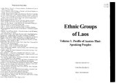 book Ethnic groups of Laos Vol. 3, Profile of Austro-Thai-speaking peoples.