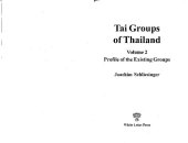 book Tai Groups of Thailand Vol 2: Profile of the Existing Groups