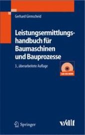 book Leistungsermittlungshandbuch für Baumaschinen und Bauprozesse