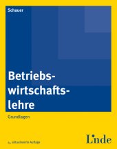 book Betriebswirtschaftslehre: Grundlagen Ausgabe Oesterreich