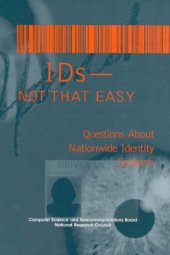 book IDs -- Not That Easy Questions: About Nationwide Identity Systems