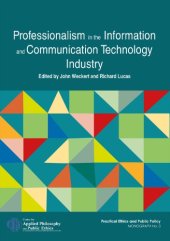 book Professionalism In The Information And Communication Technology Industry