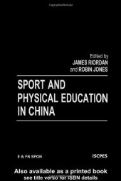 book Sport and Physical Education in China