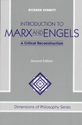 book Introduction To Marx And Engels: A Critical Reconstruction, 