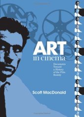 book Art in Cinema: Documents Toward a History of the Film Society