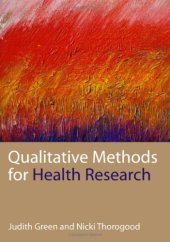 book Qualitative Methods for Health Research