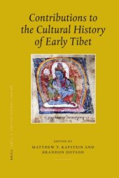 book Contributions to the Cultural History of Early Tibet