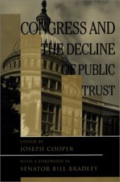 book Congress and the Decline of Public Trust