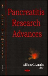 book Pancreatitis Research Advances