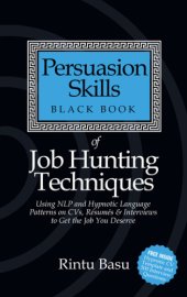 book Persuasion Skills Black Book of Job Hunting Techniques