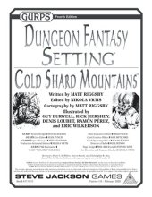 book GURPS Dungeon Fantast Setting: Cold Shard Mountains