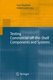 book Testing Commercial-off-the-Shelf Components and Systems