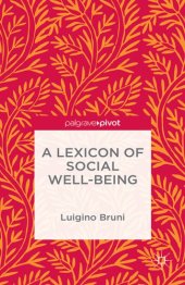 book A Lexicon of Social Well-Being