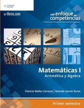 book Matemáticas I. Aritmética y álgebra.