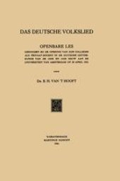 book Das Deutsche Volkslied