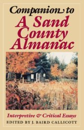 book Companion to A sand county almanac: interpretive & critical essays