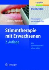 book Stimmtherapie mit Erwachsenen: Was Stimmtherapeuten wissen sollten