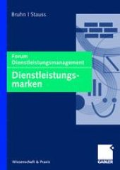 book Dienstleistungsmarken: Forum Dienstleistungsmanagement