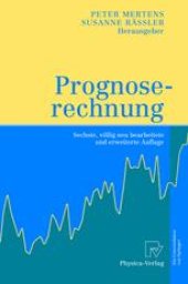 book Prognoserechnung