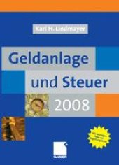 book Geldanlage und Steuer 2008