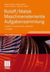 book Roloff/Matek Maschinenelemente Aufgabensammlung