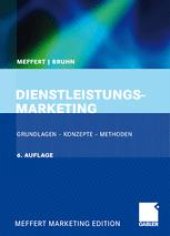 book Dienstleistungsmarketing: Grundlagen — Konzepte — Methoden