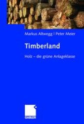 book Timberland: Holz — die grüne Anlageklasse