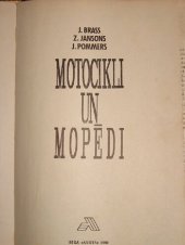 book Motocikli un Mopēdi