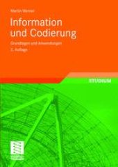 book Information und Codierung: Grundlagen und Anwendungen