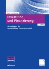 book Investition und Finanzierung: Grundlagen der betrieblichen Finanzwirtschaft